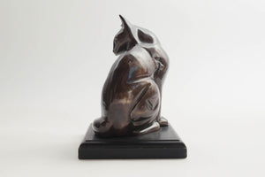 Bronze Cat Sculpture