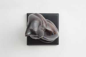Bronze Cat Sculpture