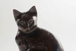 Bronze Cat Sculpture