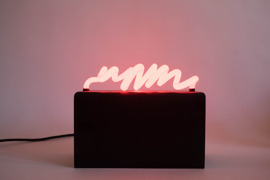 Neon Squiggle Lamp