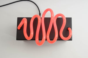Neon Squiggle Lamp