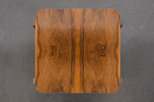 Art Deco Burl Bar Cart