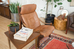 Bruksbo Norway Leather Sling Chair