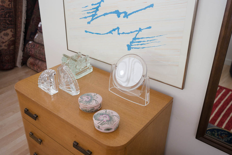 Lucite Magnifying Mirror