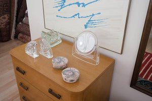 Glass Scottie Bookends