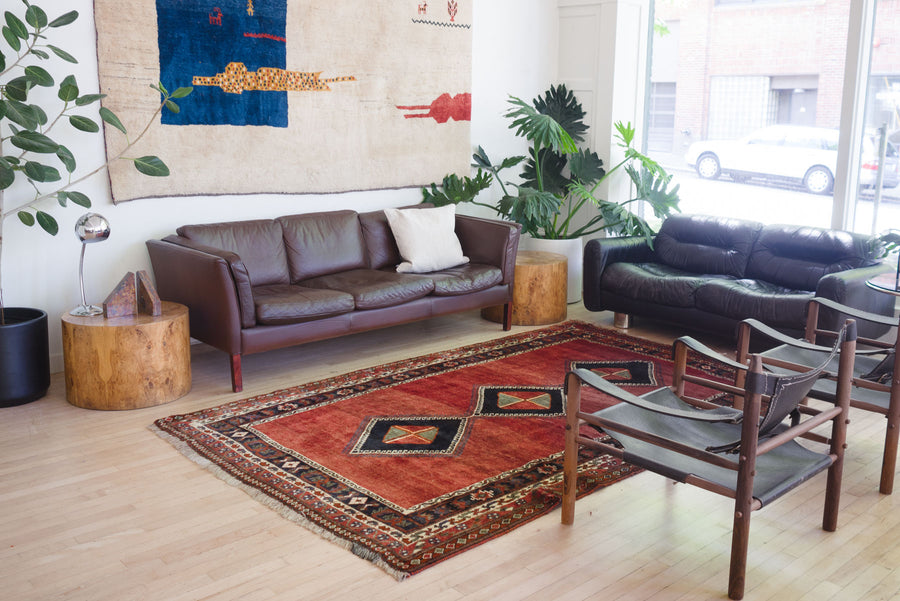 5.5x9 Persian Hamadan Rug | NASTOUR
