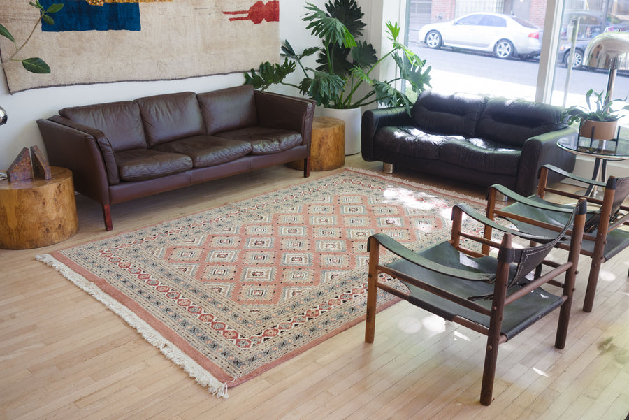 6x9.5 Peshawar Bokhara Rug | CHAFIKA