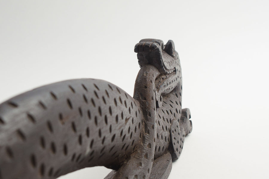 Wooden Dragon Sculpture