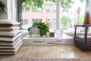 Lucite Magnifying Mirror
