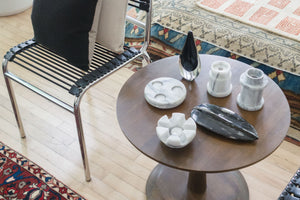 Mid Century Circle Side Table