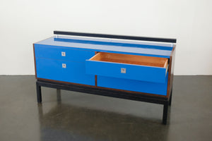 70s Custom Blue Dresser