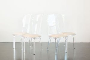 Deco Lucite Dining Chairs