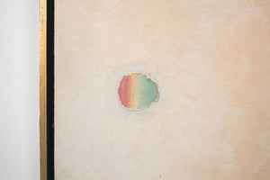 Framed Abstract Rainbow Painting