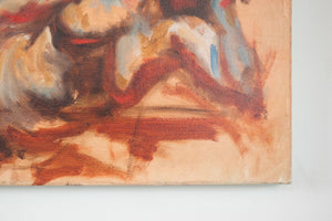 Original Abstract Nude Painting
