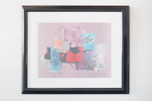 Signed Abstract Print