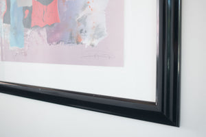 Signed Abstract Print