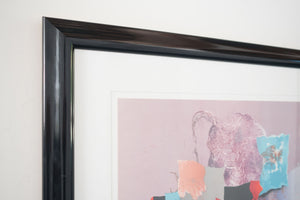 Signed Abstract Print
