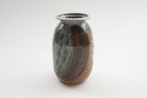 Studio Pottery Face Vase