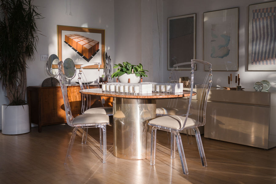 Deco Lucite Dining Chairs
