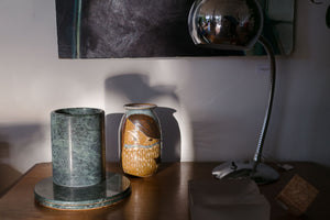 Studio Pottery Face Vase
