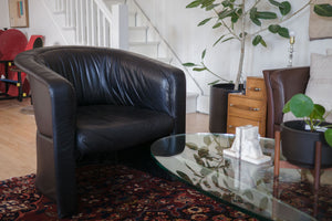Italian Leather Club Chair