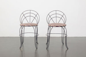 Pair Mod Bistro Chairs