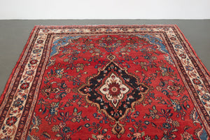 7x10 Persian Hamadan Rug | TAHMIN
