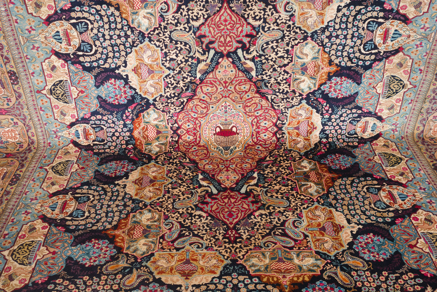9.5x12.5 Persian Kashmar Rug | TABAL
