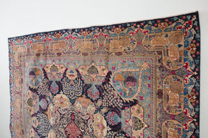 9.5x12.5 Persian Kashmar Rug | TABAL