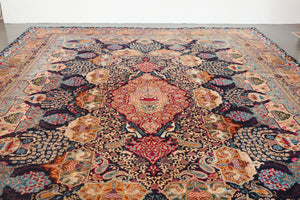 9.5x12.5 Persian Kashmar Rug | TABAL