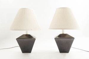Modern Lamp Pair