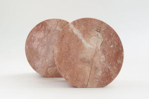 Pink Onyx Bookends