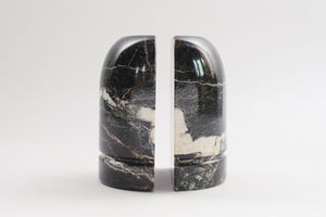 Black Marble Bookends