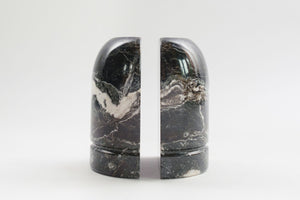 Black Marble Bookends