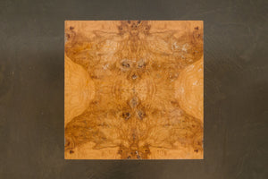 Burlwood Cube Side Tables