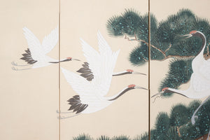 Hand Painted Folding Screen