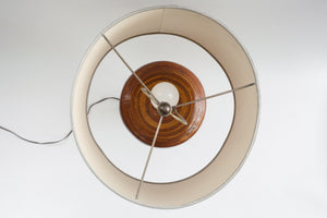 Carved Wood Lamp