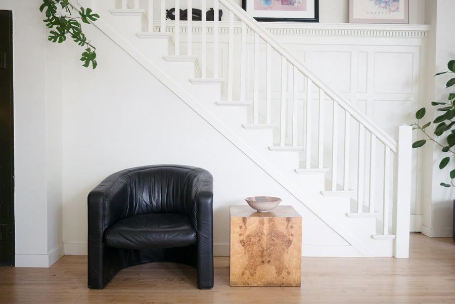 Italian Leather Club Chair