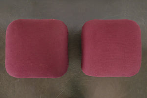 Karl Springer Soufflé Poufs