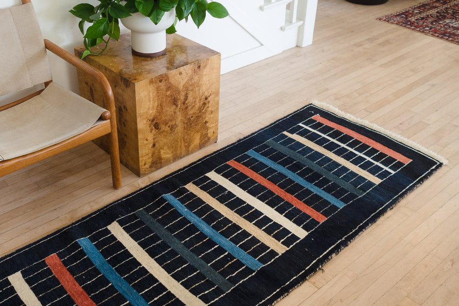 3x8 Persian Gabbeh Rug | USHAH