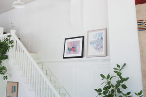 Signed Abstract Print