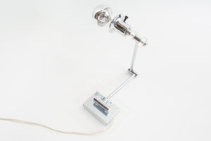 Lucite Swing Arm Sconce