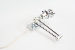 Lucite Swing Arm Sconce