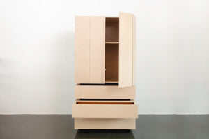 Modern Highboy Cabinet