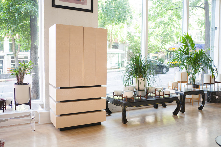 Modern Highboy Cabinet