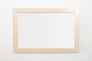 Bleached Wood Mirror