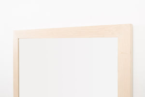 Bleached Wood Mirror