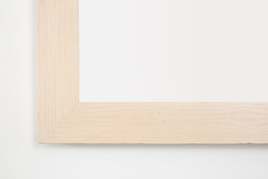 Bleached Wood Mirror