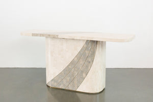 Tessellated Stone Console Table