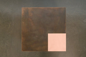 Mod Copper Cube Side Table